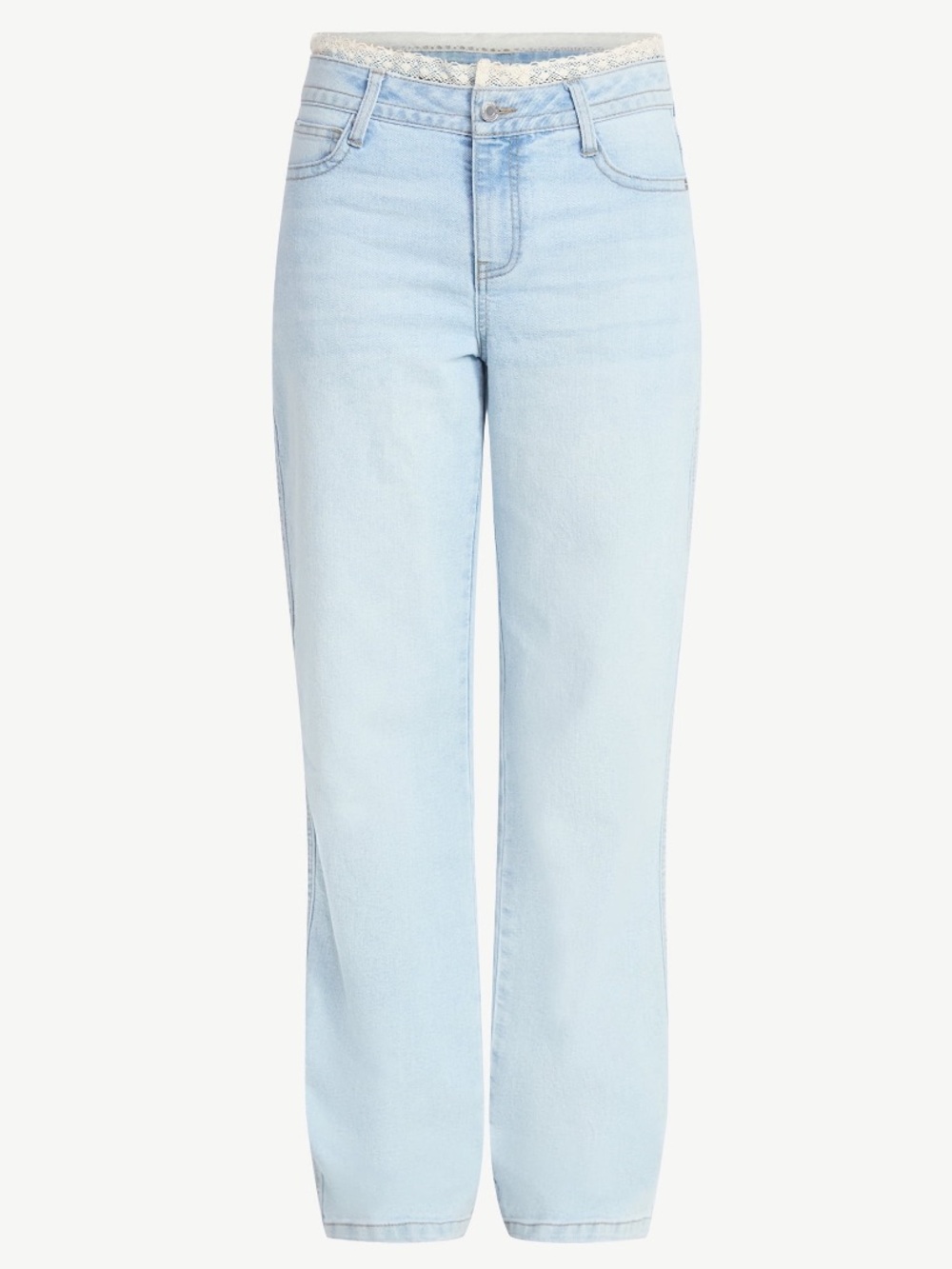 NWT sz10 wide leg mid ride jeans